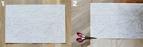 Paint your pet's portrait from a photo. Make Your Own Paint-By-Numbers Pillow - A Beautiful Mess