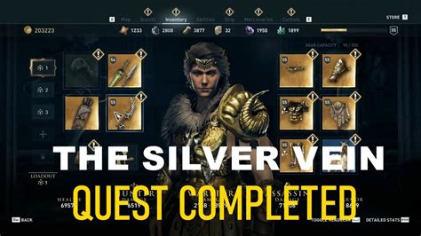 ASSASSIN S CREED ODYSSEY THE SILVER VEIN QUEST COMPLETED YouTube