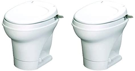 Aqua Magic V Rv Toilet Hand Flush High Profile White Thetford