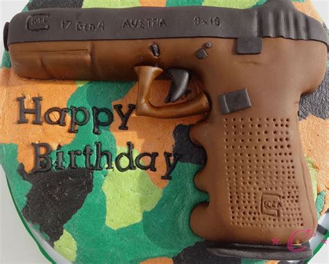 Glock Gen 4 Gun Cake