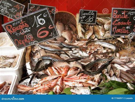 Paris Fish Market Stock Image Image Of Silver Street 7736097