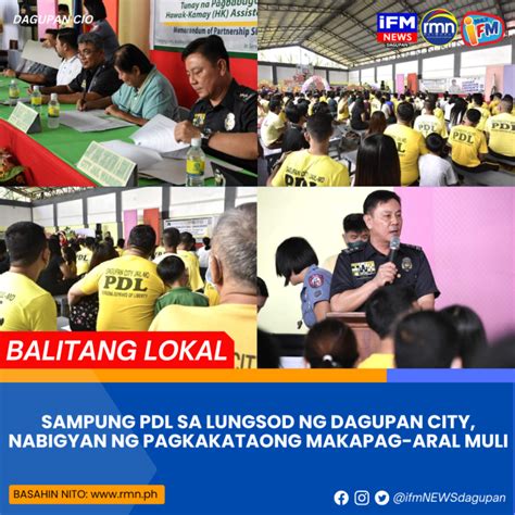 Sampung Pdl Sa Lungsod Ng Dagupan City Nabigyan Ng Pagkakataong