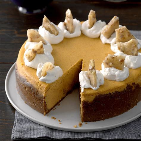 pumpkin cheesecake deluxe recipe how to make it taste of home