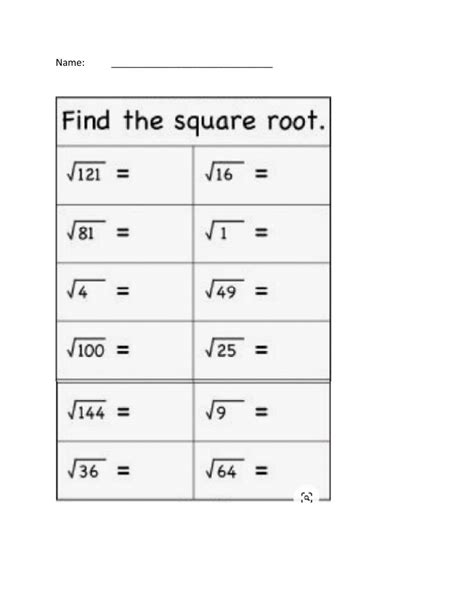 (1) if you want to write the square root of 16 you must put the 16 in parentheses (curly brackets). Square Roots worksheet