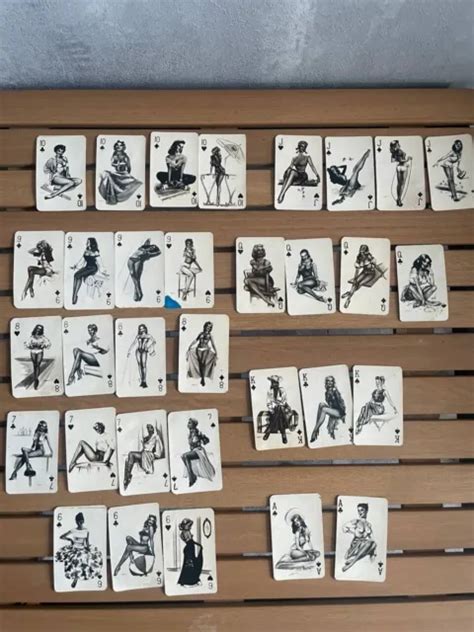 Vintage Pin Up Girls Playing Cards Erotic Not A Complete Deck Rarity Pieces Picclick