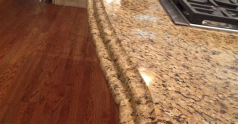 Drop skirt miter with a pencil round edge. Granite counter tops with a double ogee edge. | Hometalk