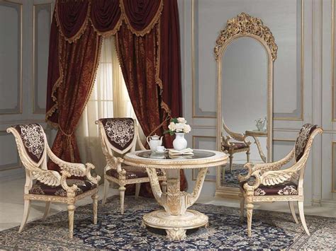 Luxury Classic Dining Room Louis Xvi White And Gold Vimercati Classic