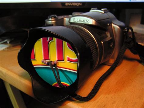 Homemade Lens Cap With Lanyard Unless I Paint It Black It Flickr