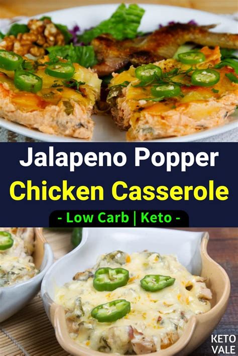This is a really delicious casserole with just enough. Keto Jalapeno Popper Chicken Casserole Low Carb Recipe ...