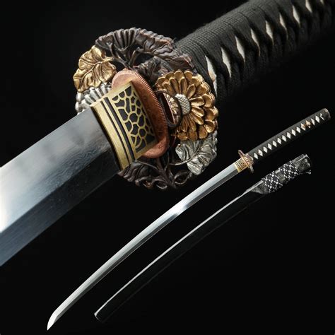 Katana Prêt Au Combat Authentique Japonais Katana Épée T10 Plié