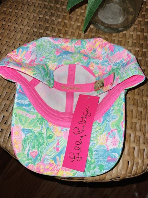 Lilly Pulitzer Nwt Run Around Hat Lilly Loves California 889069861162 Ebay