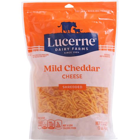Lucerne Shredded Cheese Mild Cheddar 16 Oz Delivery Or Pickup Near
