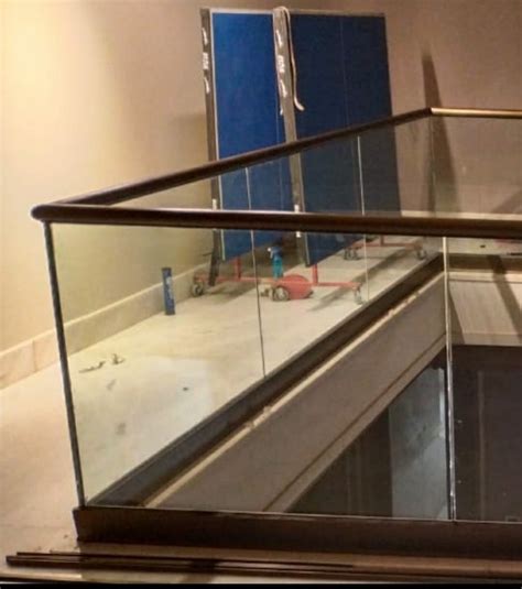 Toughened Balcony Aluminum Glass Railing For Home At Rs 1050square