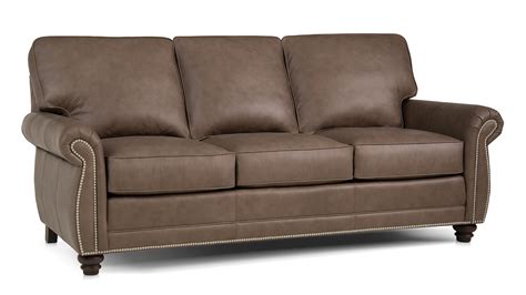 Leather Sofa By Smith Brothers 302 10l Hortons Furniture And Mattresses