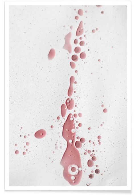 Abstract Color Confetti Blush Nude Plakat Juniqe