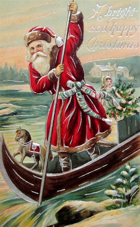 DataViz As Art 25 Vintage Santa Claus Post Cards Michael Sandberg S