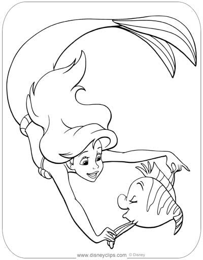 101 Little Mermaid Coloring Pages And Ariel Coloring Pages