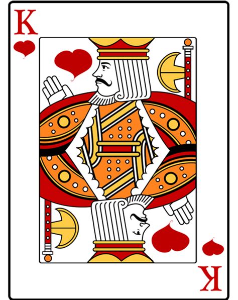Queen Of Hearts Playing Card Clipart