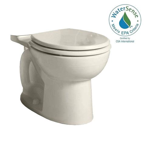 American Standard Cadet 3 Flowise Round Toilet Bowl Only In Linen 3717d
