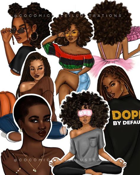 Black Girl Art Black Art Art Girl Dark Skin Baddies Dope Digital