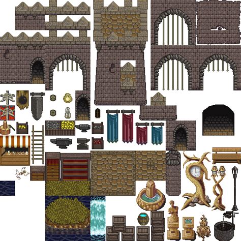 Castle Tiles For Rpgs