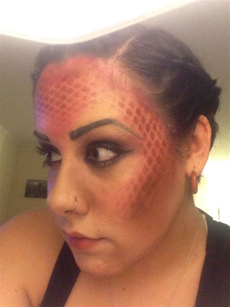 Game Of Thrones House Targaryen Inspired Red Dragon Makeup Scales Done