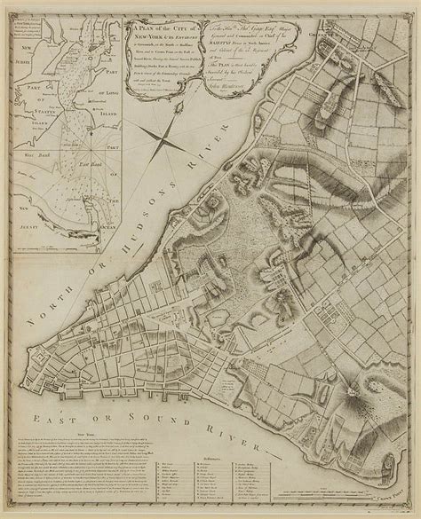 An Old Map Of The City Of Boston