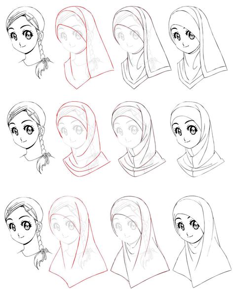 Hijab Drawing By Usmanninjabutt On Deviantart