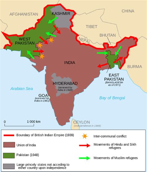 The First Proposed Map Of Pakistan And The Partition Of India Brilliant