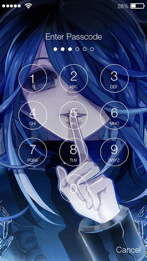 Скачать Best Anime Hd Pin Lock Screen 10 для Android