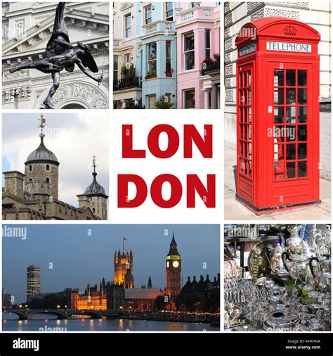 Collage Of Landmarks Of London Hi Res Stock Photography And Images Alamy