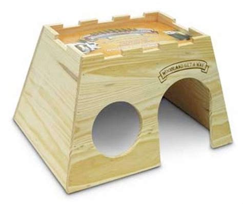 Super Pet Wooden Get Away Chinchilla House Exotic Animal Supplies