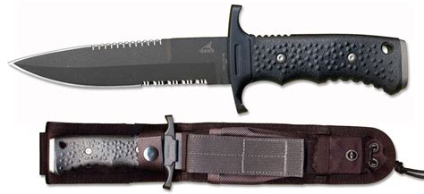 The handle is built of a special material called hytrel. Gerber Knives: Gerber Silver Trident Knife, Double ...