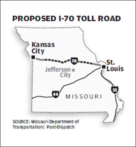 Under Proposal For I 70 Tolls In Missouri Payments Would