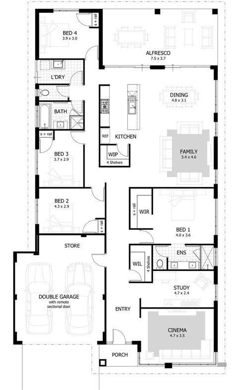 Simple Home Plans 4 Bedrooms Home Design