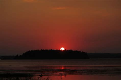 Sunset Norrbotten Sweden Reflection Nature Outdoors Scenics Sky