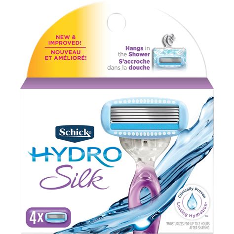 Schick hydro silk razor hypo allergenic moisturizing. Schick Hydro Silk Women's Shower Ready Refill Razor Blades ...