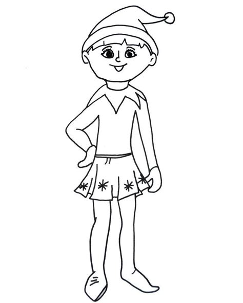Buddy The Elf Coloring Coloring Pages