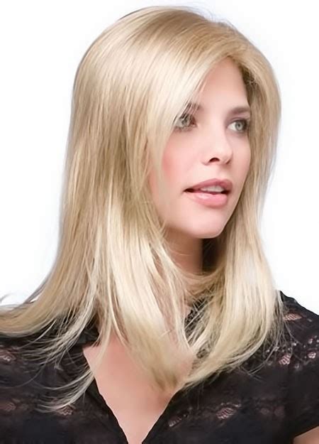 Lace Front Monofilament Long Straight Human Hair Wigs
