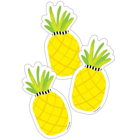 Simply Stylish Tropical Pineapple Cut Outs