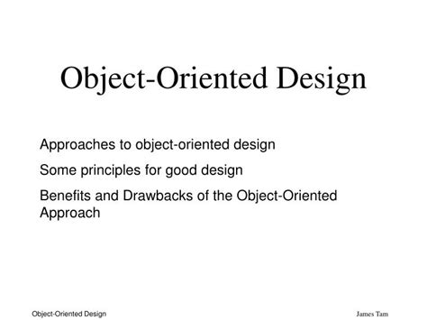 Ppt Object Oriented Design Powerpoint Presentation Free Download