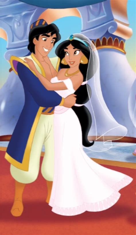 Princess Jasmine And Aladdins Wedding Day Aladdin And Jasmine Disney Princesses And Princes