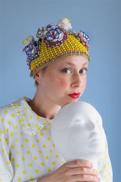 yellow crochet hat floral haute couture hat colorful flower etsy