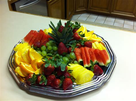 sample food platter | Make your own Beautiful Fruit Tray by controlling