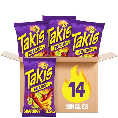 09 23 Takis Fuego Rolled Spicy Tortilla Chips Hot Chili Pepper
