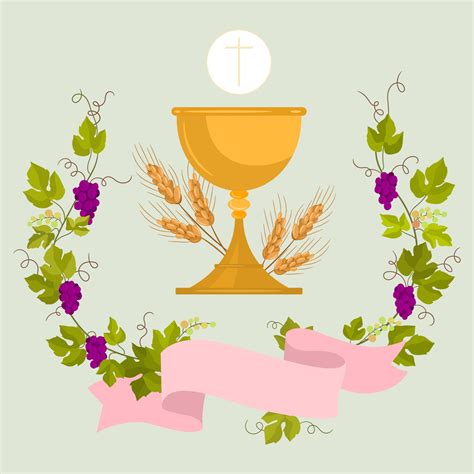 First Communion Chalice And Host