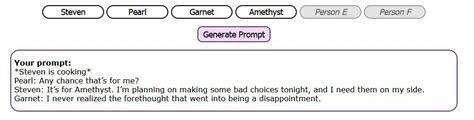 This generator is not meant to imply any adult/minor, abusive, incestuous, or otherwise problematic. This incorrect quotes generator hits *hard* : stevenuniverse