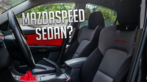 Mazdaspeed 3 Seats In A Mazda 3 Sedan Youtube