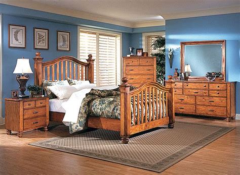 Roundhill furniture stout contemporary panel bedroom set with king bed, dresser, mirror, 2 night stands, white. American Furniture Warehouse -- Virtual Store -- Warm Pine ...