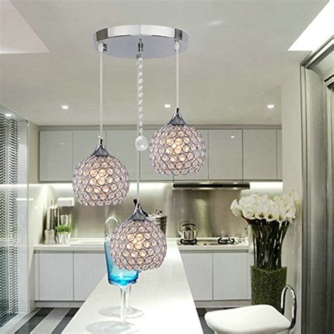 Swivel heads allow you to aim each light as desired. DINGGU™ Modern Crystal Ball Pendant Chandelier Lighting ...